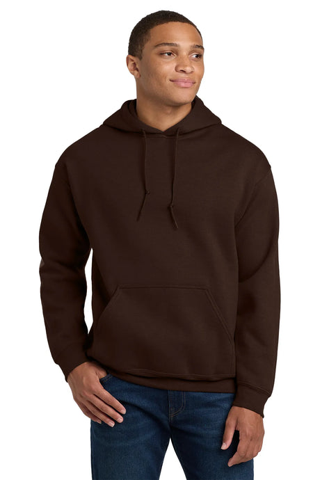 Gildan® - Heavy Blend™ Hooded Sweatshirt.  18500 Dark Chocolate_1