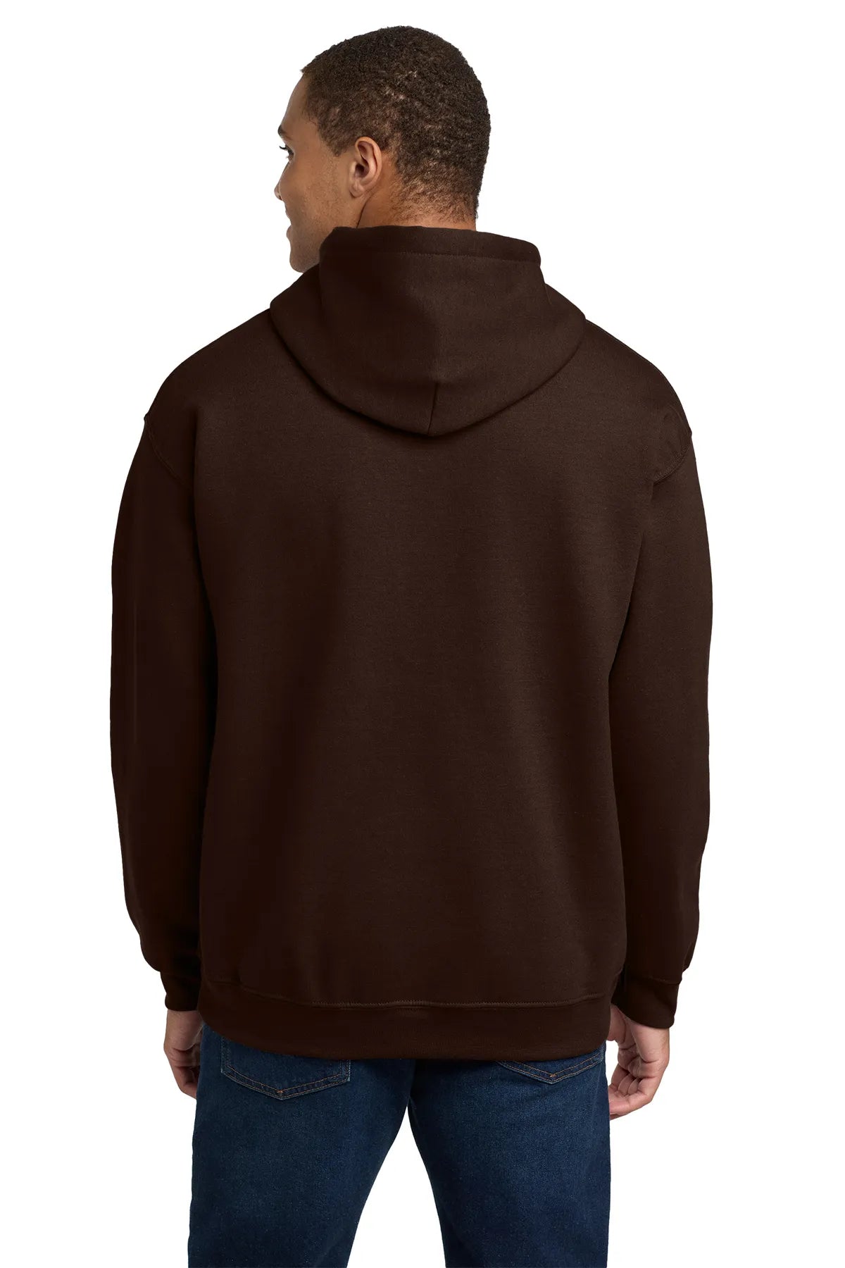 Gildan® - Heavy Blend™ Hooded Sweatshirt.  18500 Dark Chocolate_2