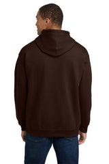 Gildan® - Heavy Blend™ Hooded Sweatshirt.  18500 Dark Chocolate_2