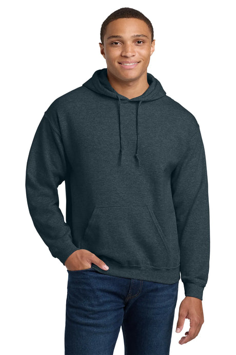 Gildan® - Heavy Blend™ Hooded Sweatshirt.  18500 Dark Heather_1