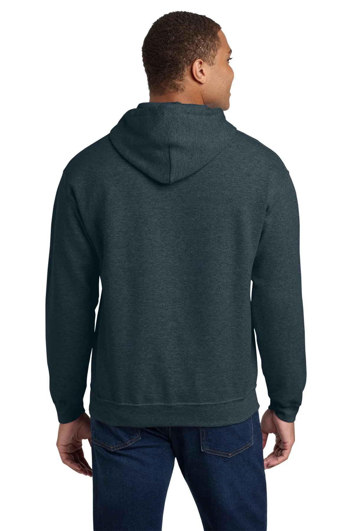 Gildan® - Heavy Blend™ Hooded Sweatshirt.  18500 Dark Heather_2
