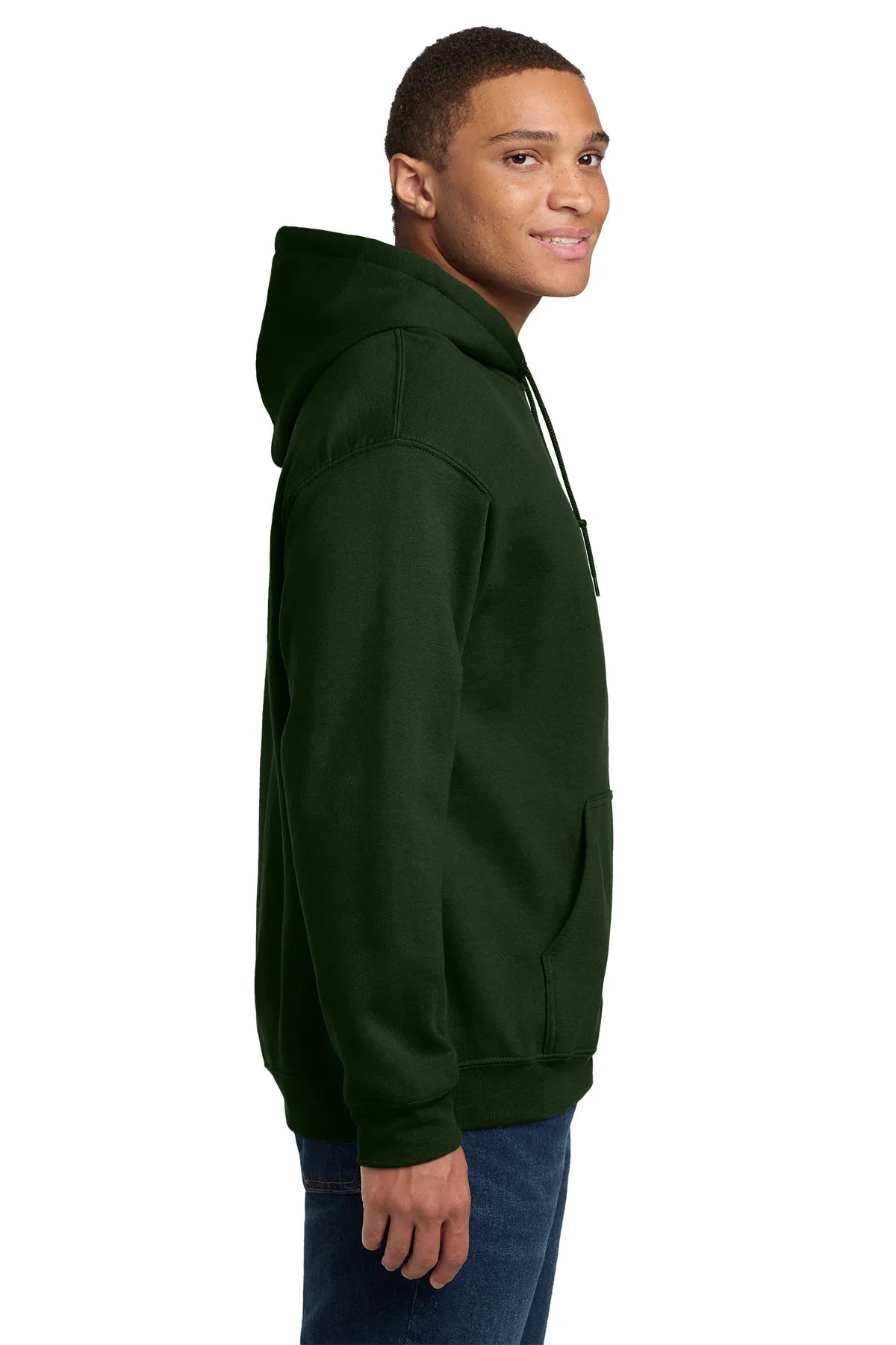 Gildan® - Heavy Blend™ Hooded Sweatshirt.  18500 Forest Green_3
