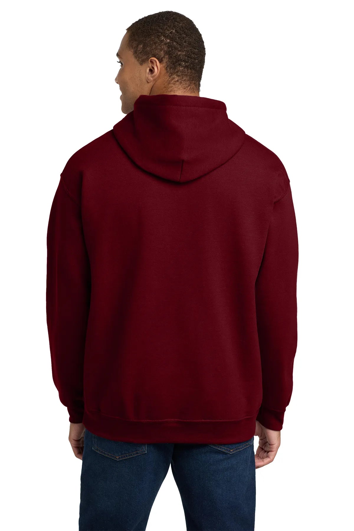 Gildan® - Heavy Blend™ Hooded Sweatshirt.  18500 Garnet_2