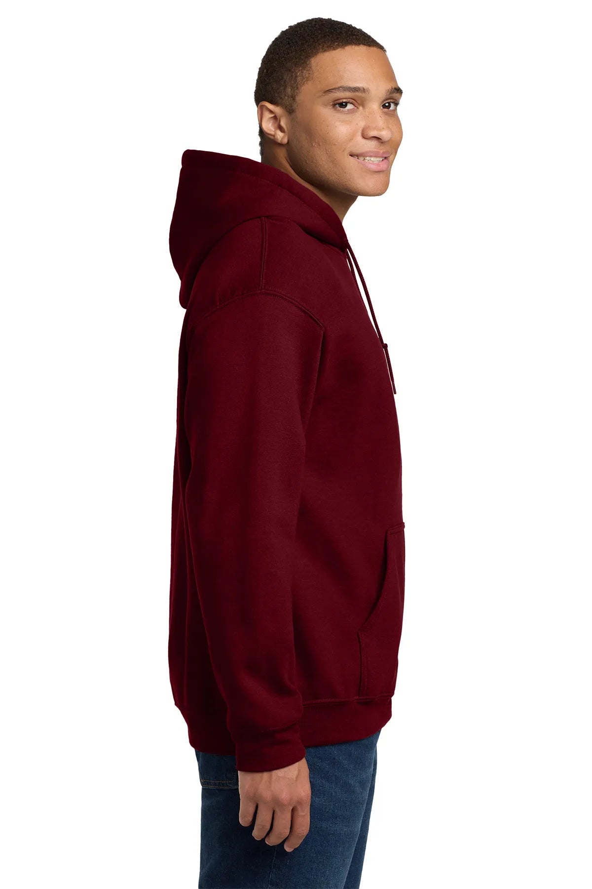 Gildan® - Heavy Blend™ Hooded Sweatshirt.  18500 Garnet_3