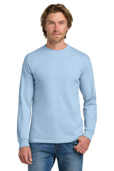 Gildan® - Heavy Cotton™ 100% Cotton Long Sleeve T-Shirt.  5400 - light blue