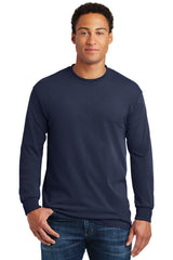 Gildan® - Heavy Cotton™ 100% Cotton Long Sleeve T-Shirt.  5400 - navy
