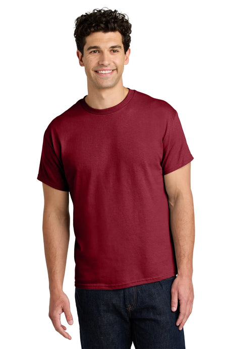Gildan® - Heavy Cotton™ 100% Cotton T-Shirt. 5000 Antique Cherry Red_1