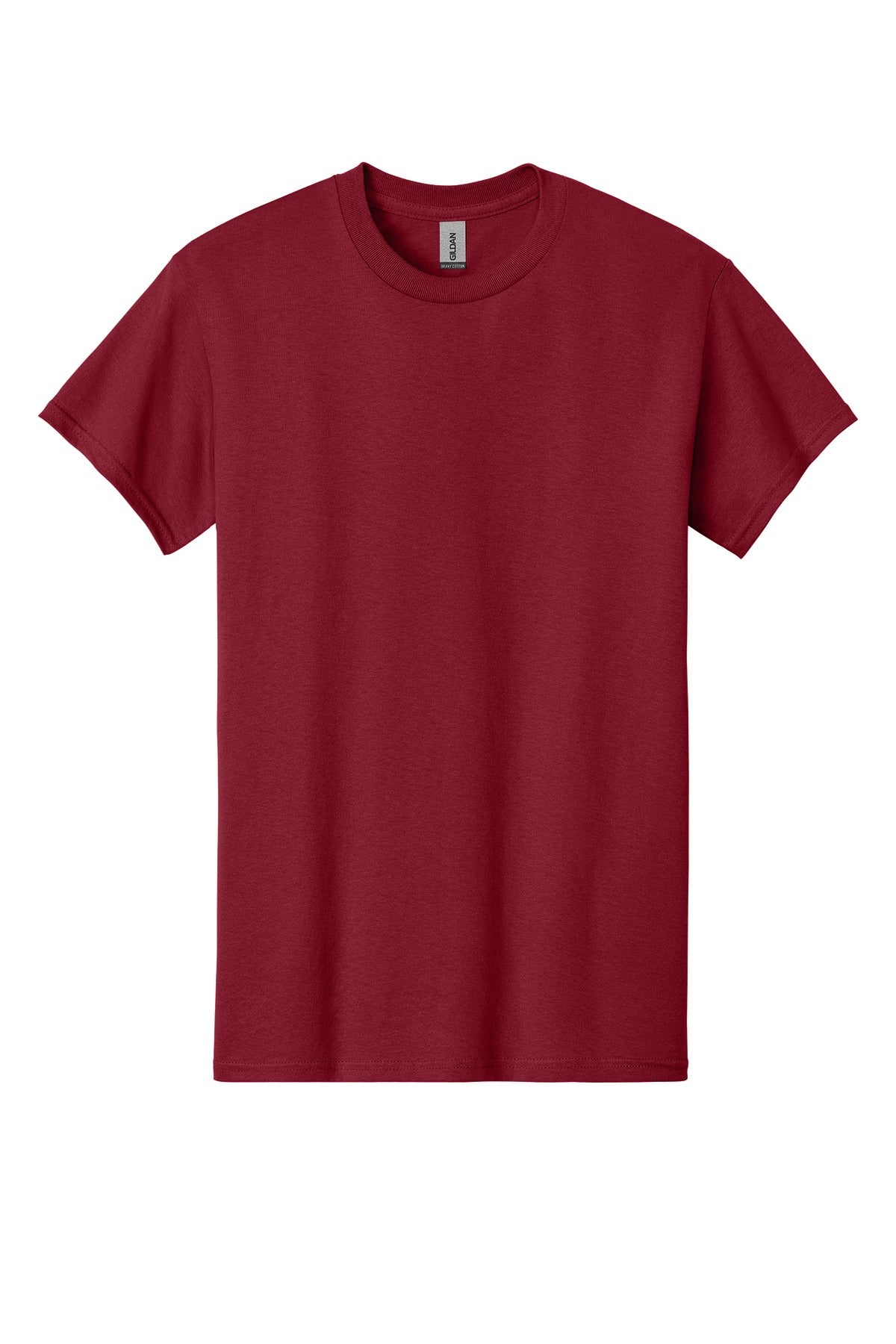 Gildan® - Heavy Cotton™ 100% Cotton T-Shirt.  5000 Antique Cherry Red_3