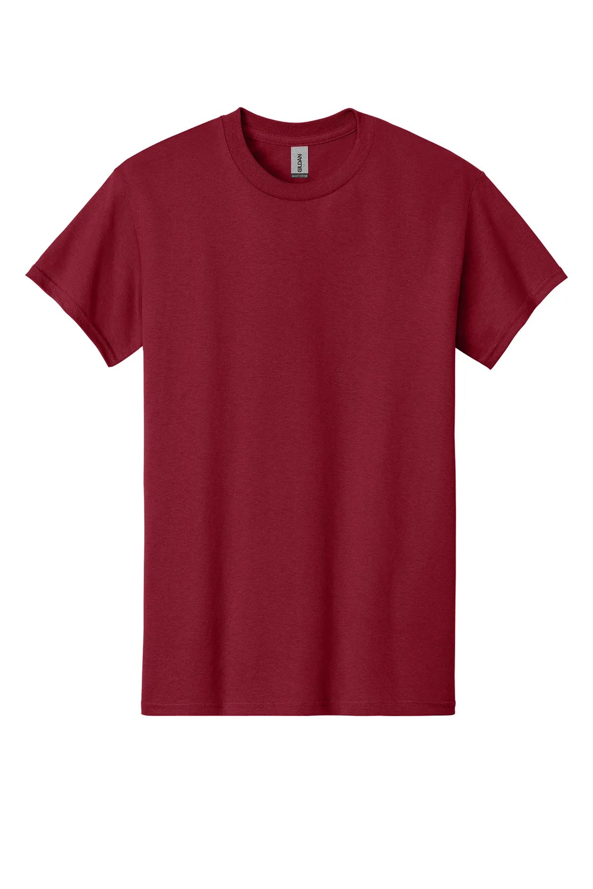 Gildan® - Heavy Cotton™ 100% Cotton T-Shirt. 5000 Antique Cherry Red_4