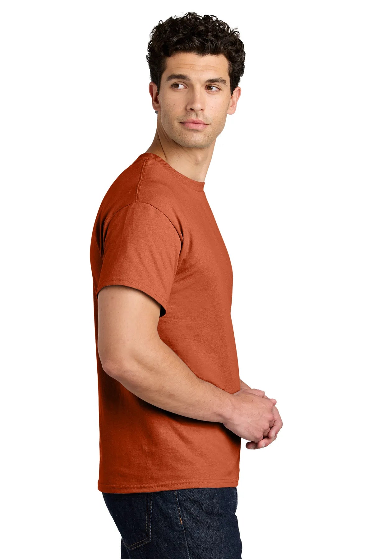 Gildan® - Heavy Cotton™ 100% Cotton T-Shirt. 5000 Antique Orange_3