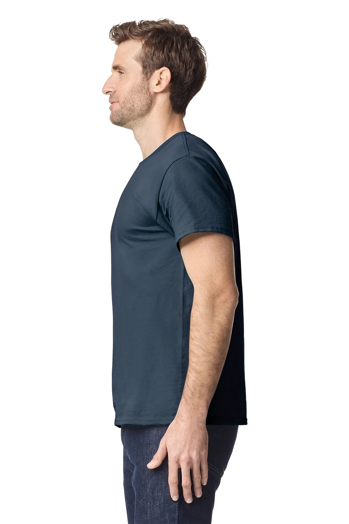 Gildan® - Heavy Cotton™ 100% Cotton T-Shirt.  5000 Blue Dusk - 3