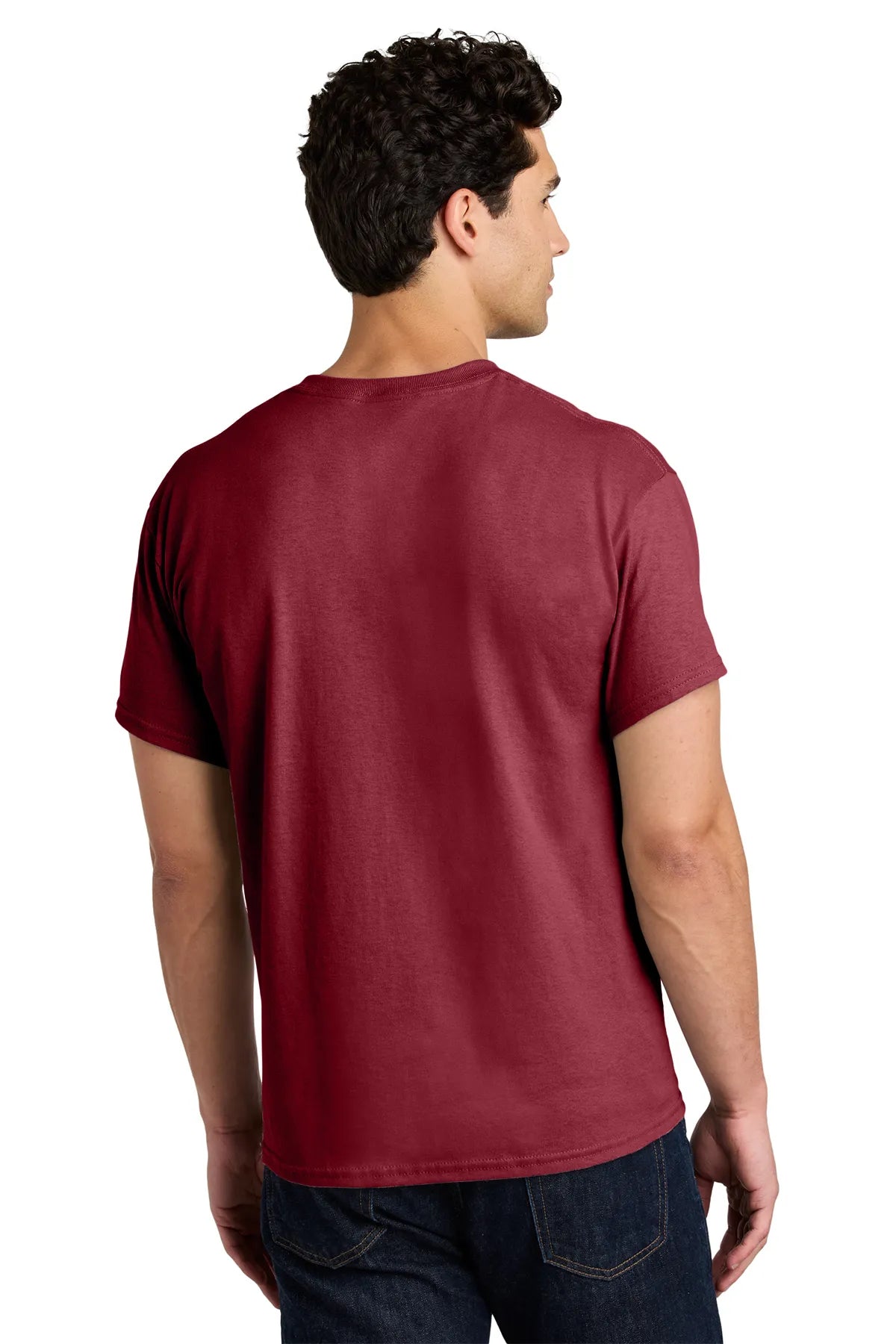 Gildan® - Heavy Cotton™ 100% Cotton T-Shirt. 5000 Cardinal Red_2
