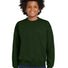 Gildan® - Youth Heavy Blend™ Crewneck Sweatshirt.  18000B Forest Green