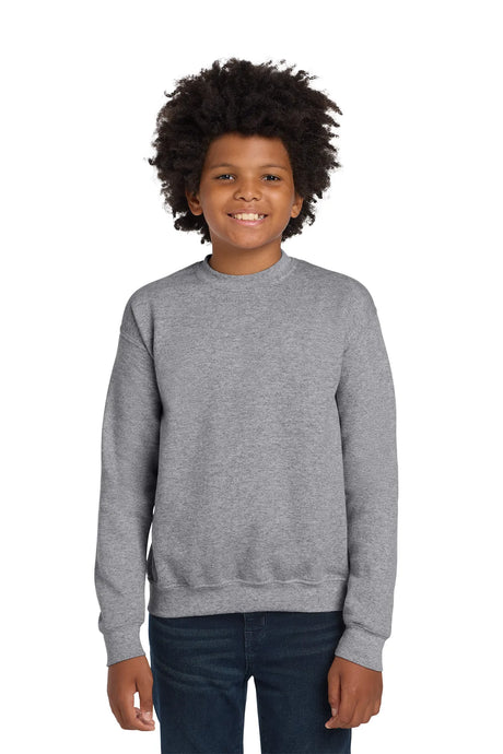 Gildan® - Youth Heavy Blend™ Crewneck Sweatshirt.  18000B Sport Grey
