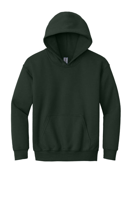 Gildan® - Youth Heavy Blend™ Hooded Sweatshirt. 18500B - forest green