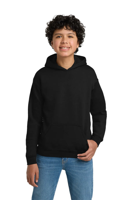 Gildan® - Youth Heavy Blend™ Hooded Sweatshirt. 18500B Black_1
