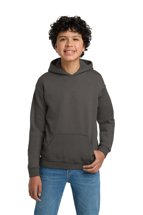 Gildan® - Youth Heavy Blend™ Hooded Sweatshirt. 18500B Charcoal_1