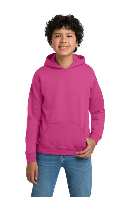 Gildan® - Youth Heavy Blend™ Hooded Sweatshirt. 18500B Heliconia_1