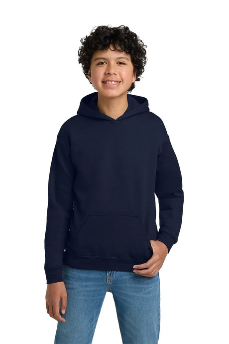 Gildan® - Youth Heavy Blend™ Hooded Sweatshirt. 18500B Navy_1