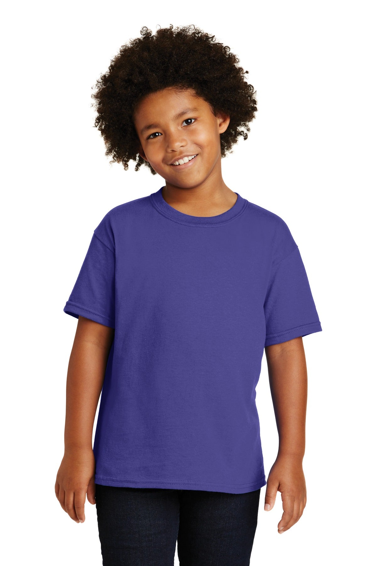 Gildan® - Youth  Heavy Cotton™ 100% Cotton T-Shirt.  5000B - cobalt