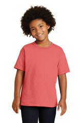 Gildan® - Youth  Heavy Cotton™ 100% Cotton T-Shirt.  5000B - coral silk