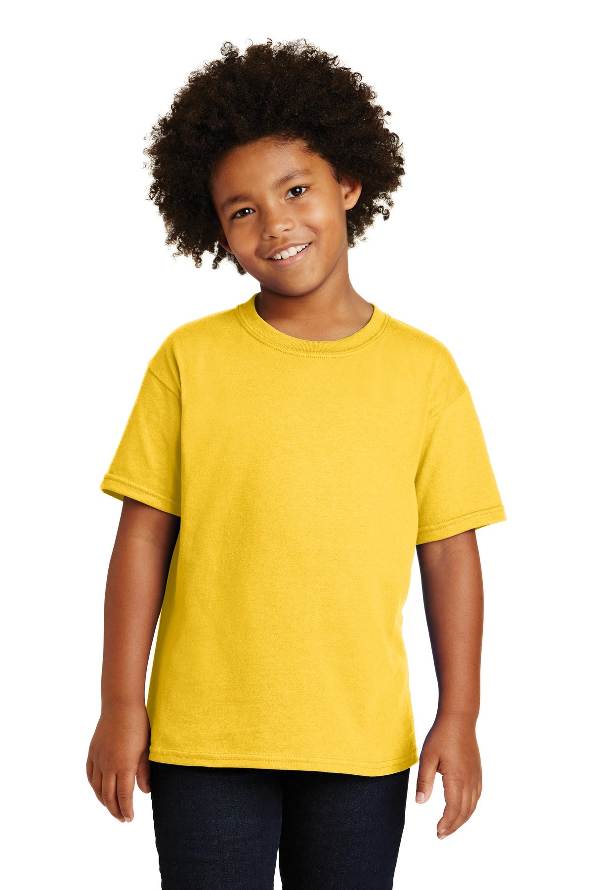 Gildan® - Youth  Heavy Cotton™ 100% Cotton T-Shirt.  5000B - daisy