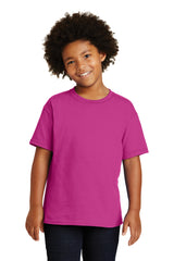 Gildan® - Youth  Heavy Cotton™ 100% Cotton T-Shirt.  5000B - heliconia