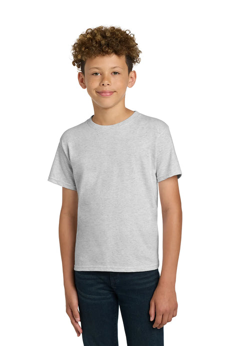 Gildan® - Youth  Heavy Cotton™ 100% Cotton T-Shirt.  5000B Ash_1