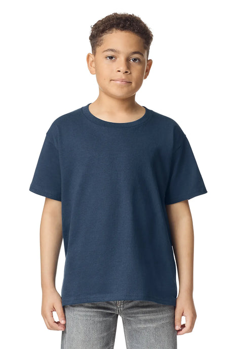 Gildan® - Youth  Heavy Cotton™ 100% Cotton T-Shirt.  5000B Blue Dusk_1