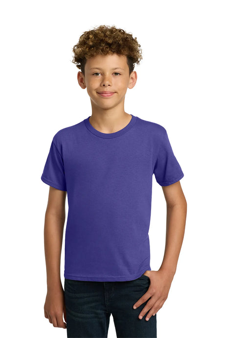 Gildan® - Youth  Heavy Cotton™ 100% Cotton T-Shirt.  5000B Cobalt_1