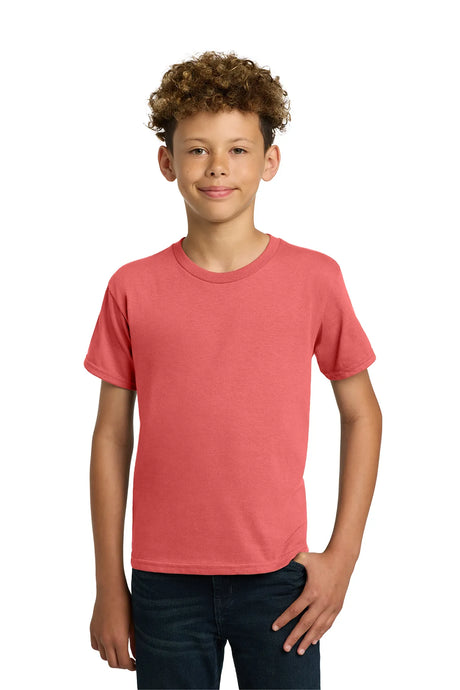 Gildan® - Youth  Heavy Cotton™ 100% Cotton T-Shirt.  5000B Coral Silk_1