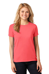 Gildan® Ladies Heavy Cotton™ 100% Cotton T-Shirt. 5000L - coral silk