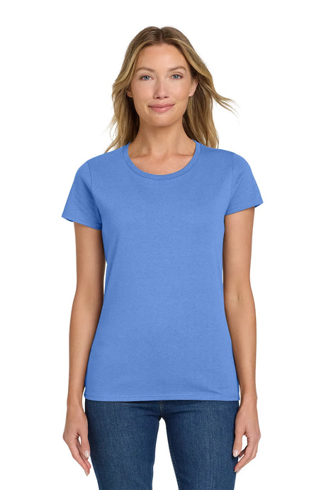 Gildan® Ladies Heavy Cotton™ 100% Cotton T-Shirt. 5000L Carolina Blue_1