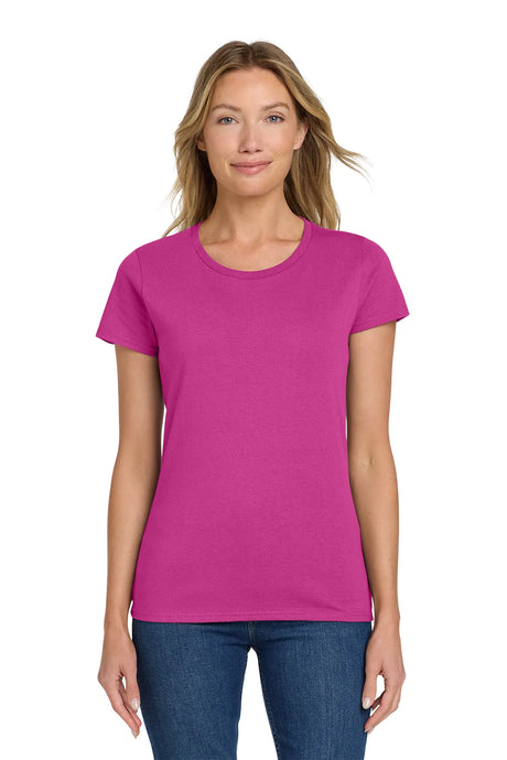 Gildan® Ladies Heavy Cotton™ 100% Cotton T-Shirt. 5000L Heliconia_1