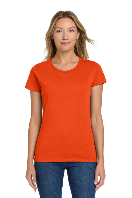 Gildan® Ladies Heavy Cotton™ 100% Cotton T-Shirt. 5000L Orange_1