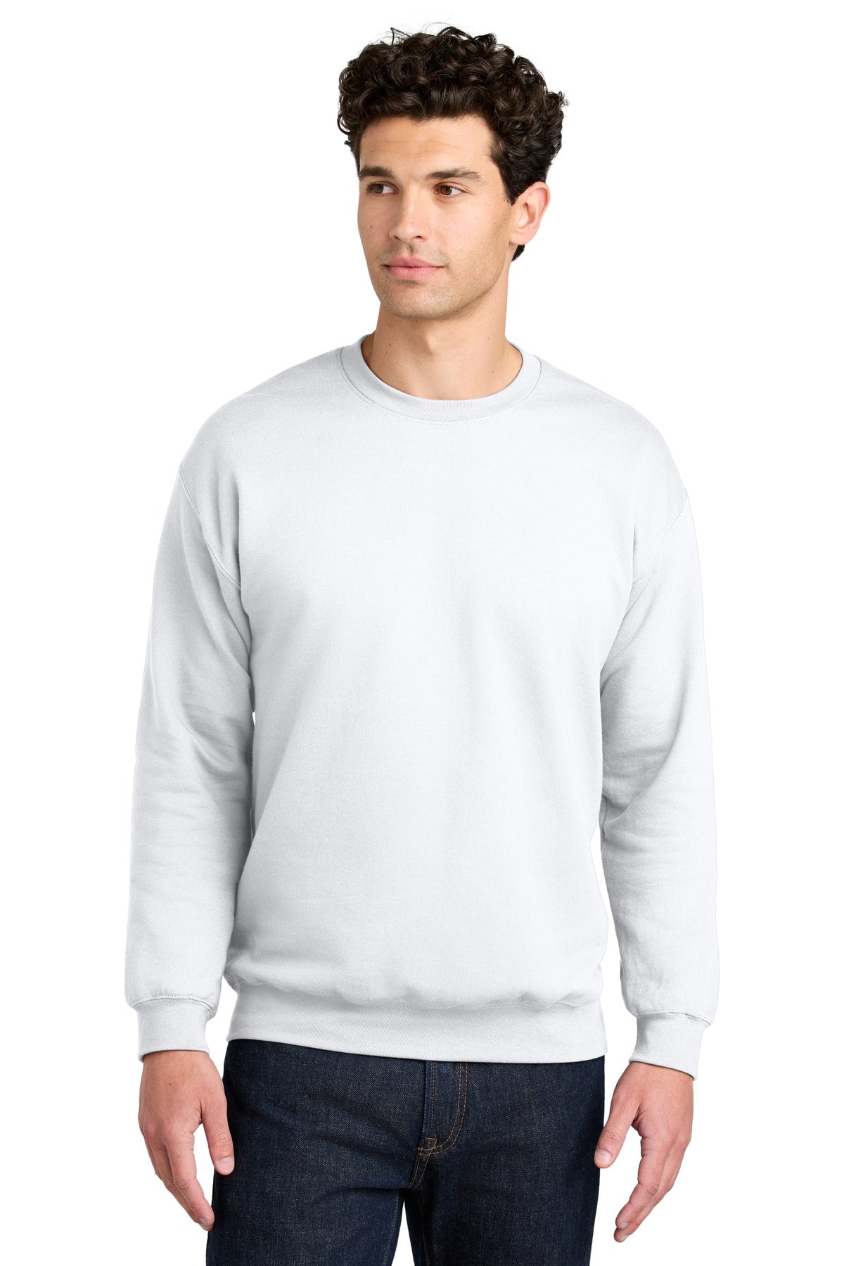 Gildan® Softstyle® Crewneck Sweatshirt SF000 - white