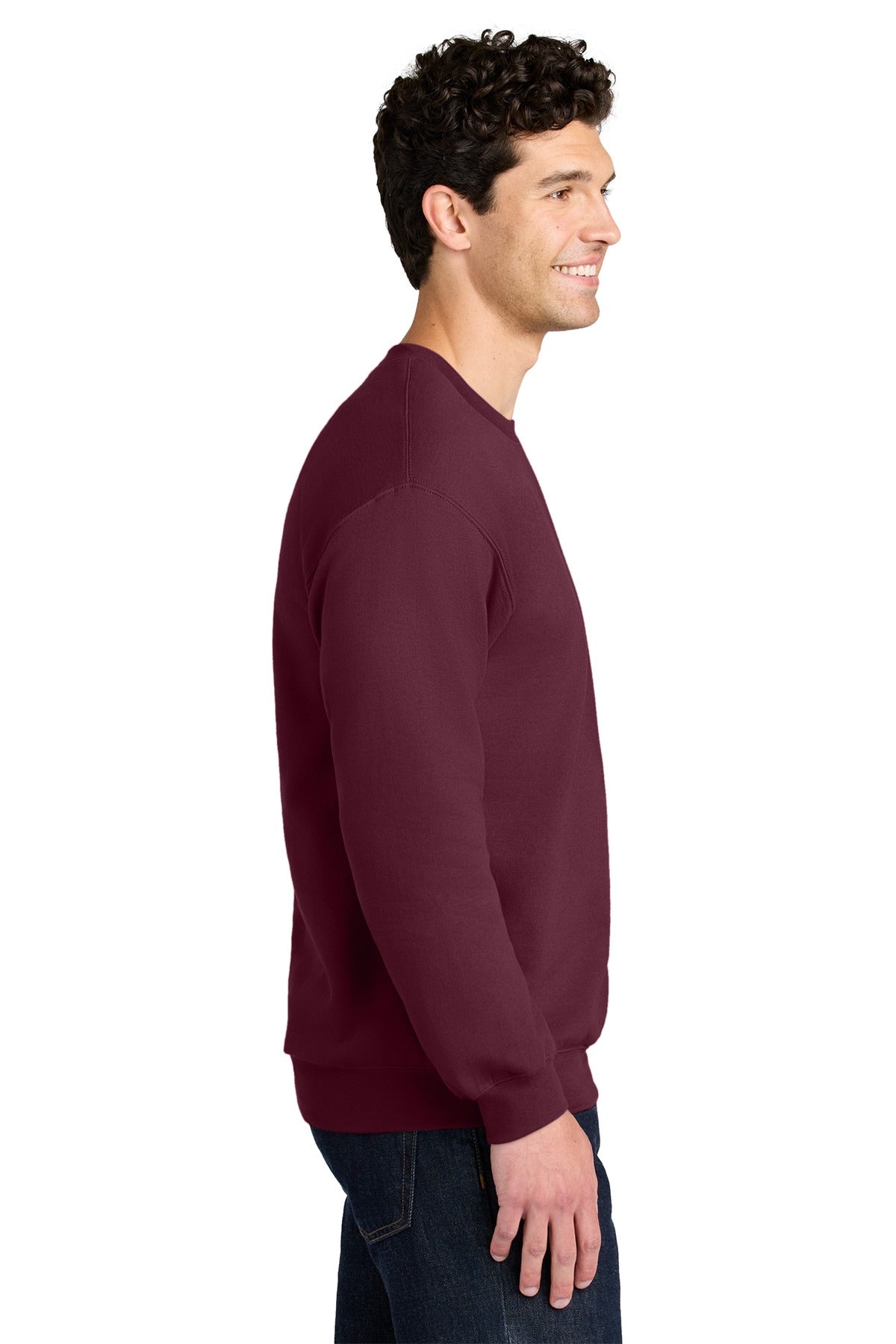 Gildan® Softstyle® Crewneck Sweatshirt SF000 Maroon_2