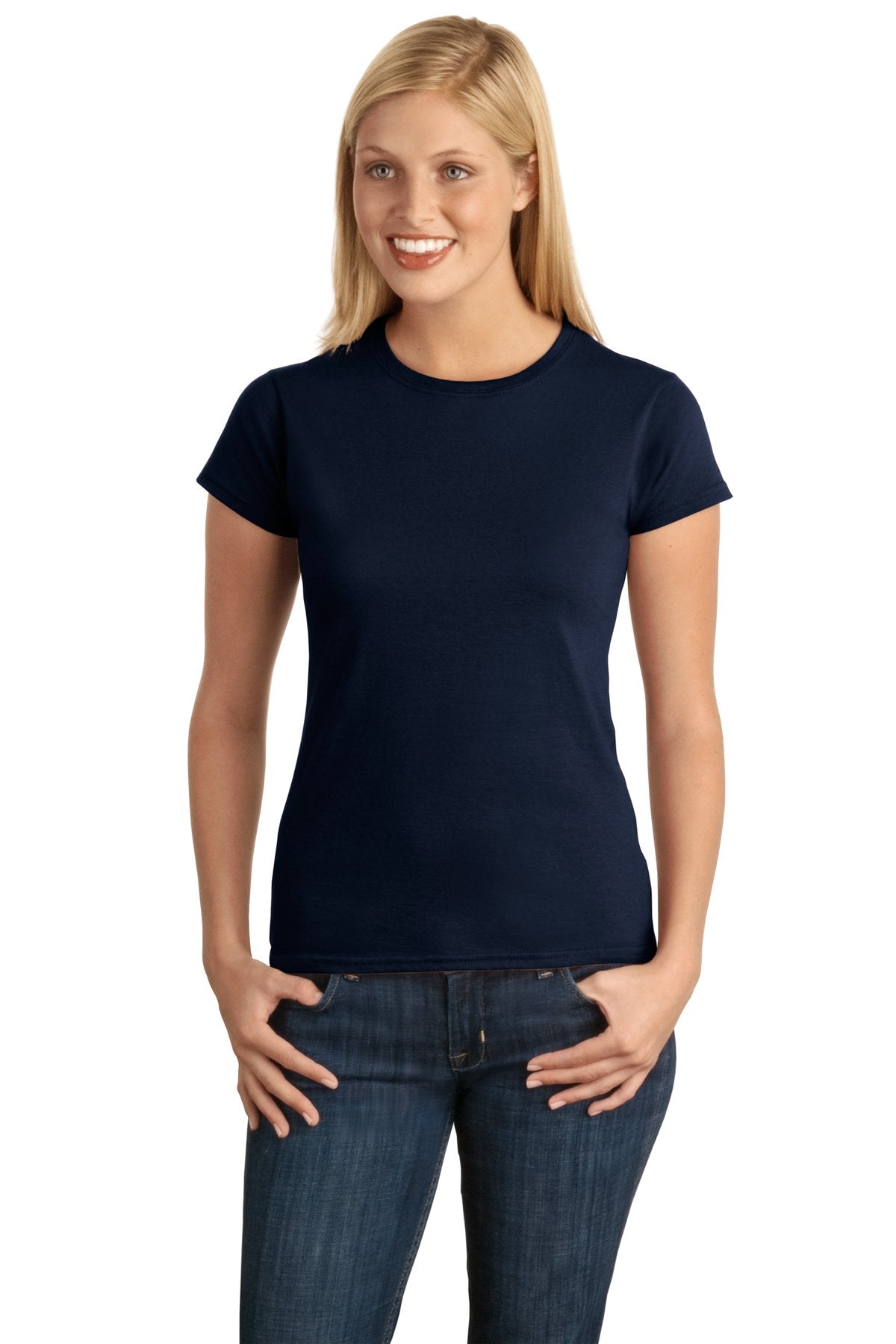 Gildan Softstyle® Ladies T-Shirt. 64000L - navy