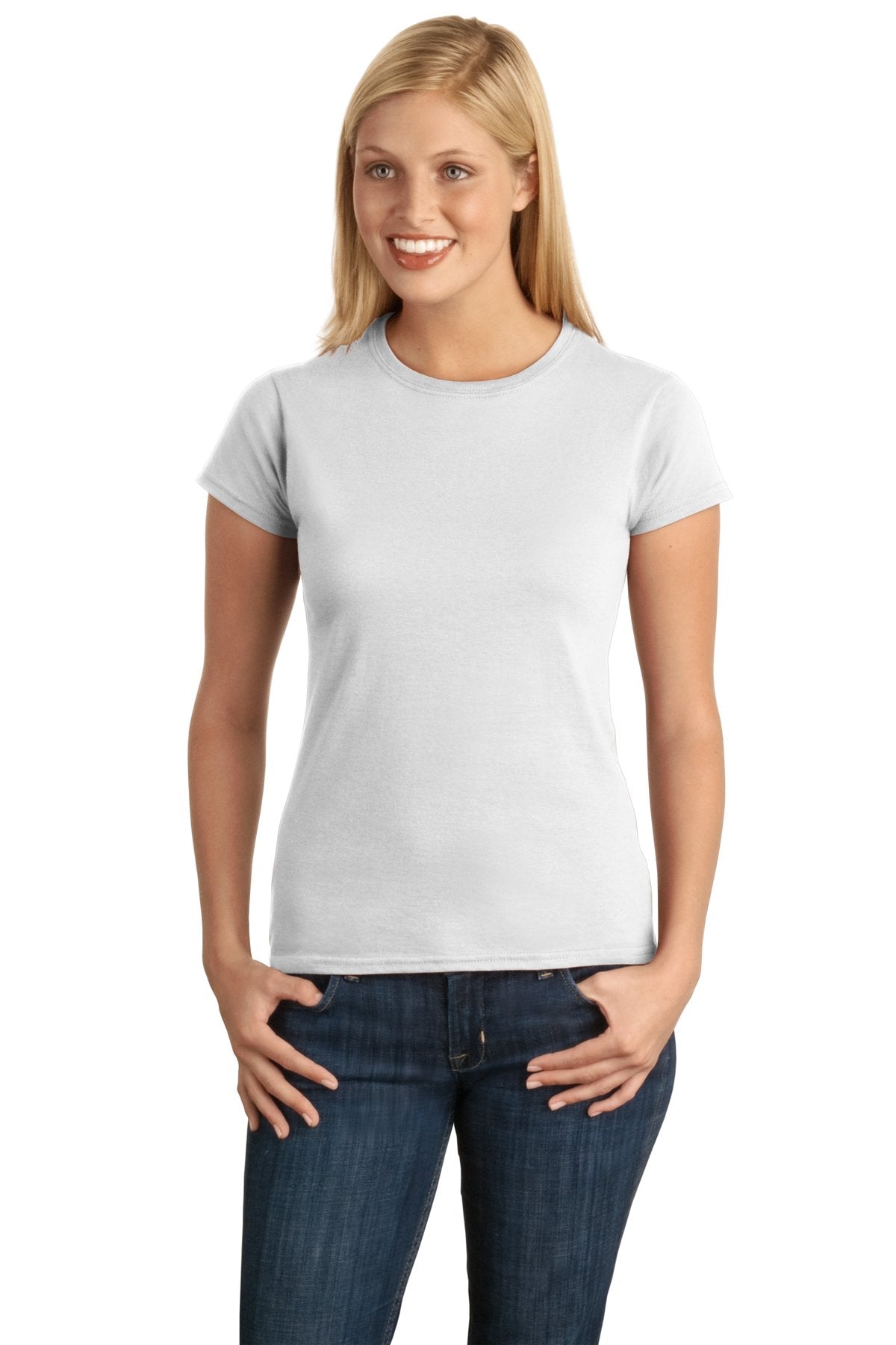 Gildan Softstyle® Ladies T-Shirt. 64000L - white