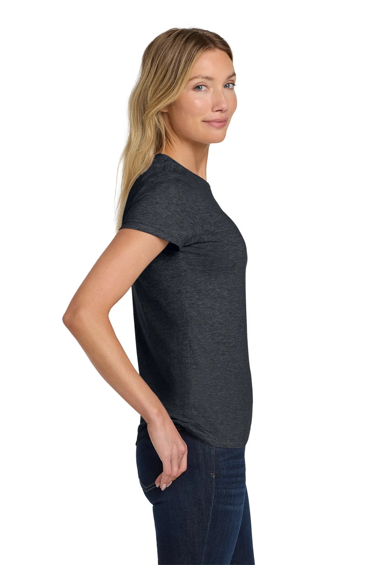 Gildan Softstyle® Ladies T-Shirt. 64000L Dark Heather_3