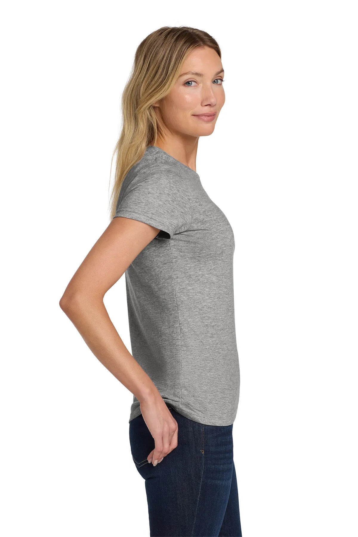 Gildan Softstyle® Ladies T-Shirt. 64000L Sport Grey_3