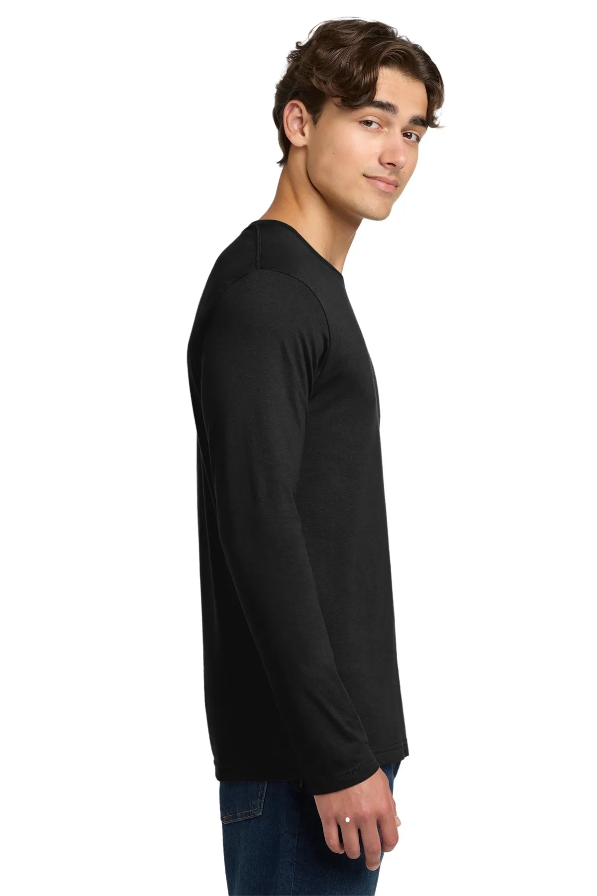 Gildan Softstyle® Long Sleeve T-Shirt. 64400 Black_3