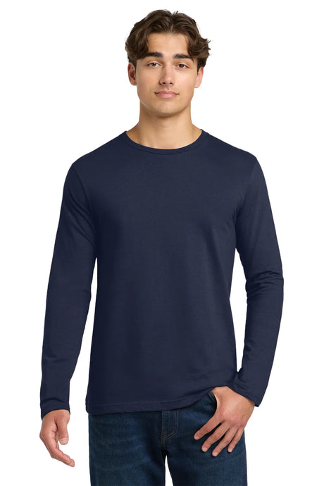 Gildan Softstyle® Long Sleeve T-Shirt. 64400 Navy_1