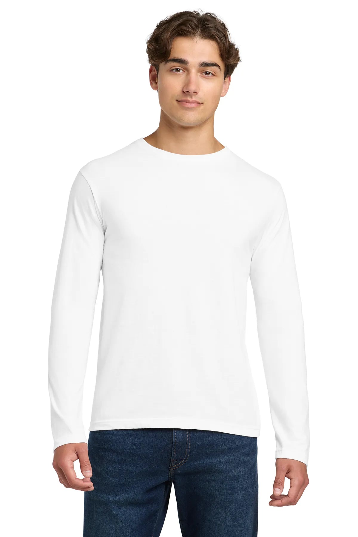 Gildan Softstyle® Long Sleeve T-Shirt. 64400 White_1