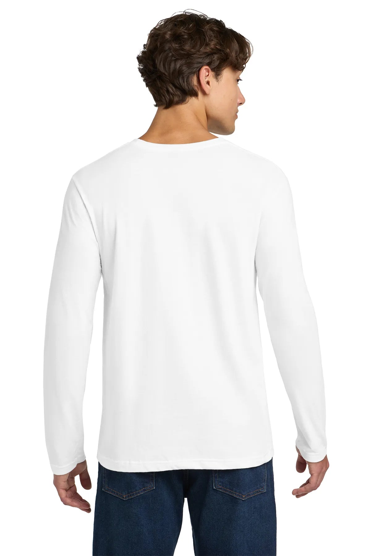 Gildan Softstyle® Long Sleeve T-Shirt. 64400 White_2