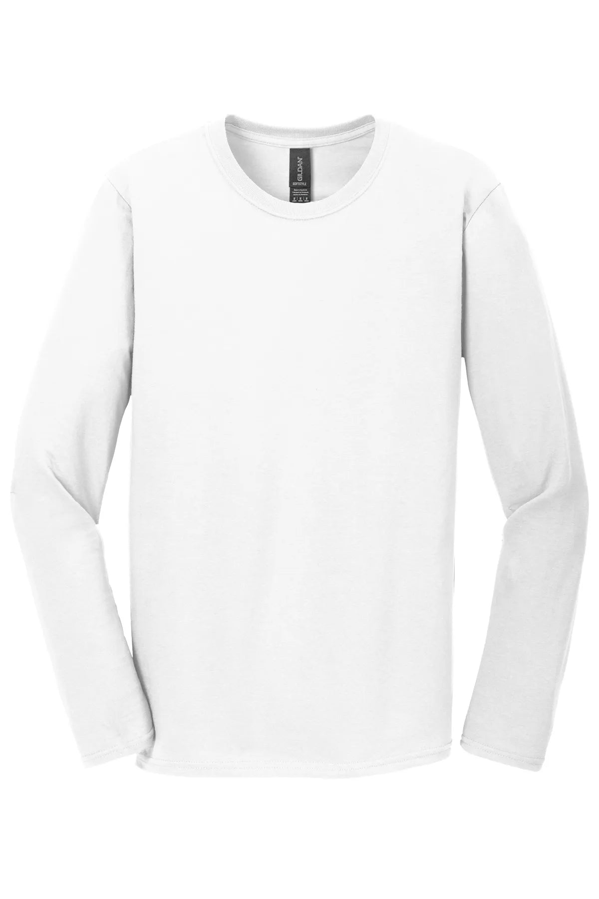 Gildan Softstyle® Long Sleeve T-Shirt. 64400 White_4