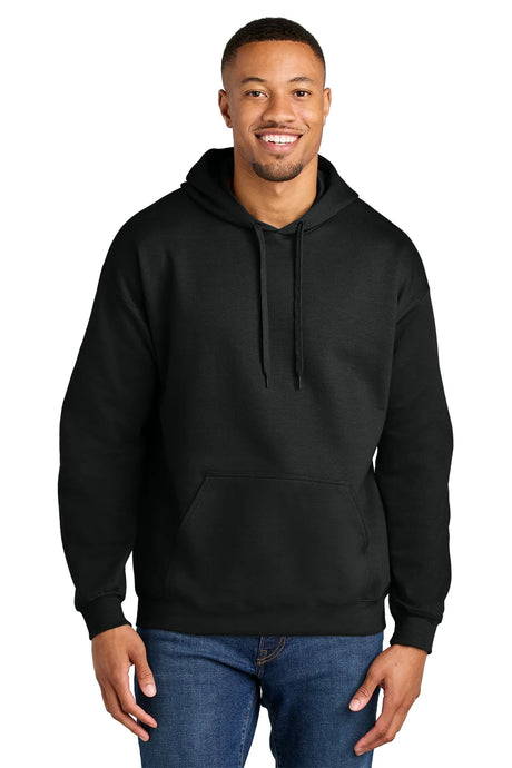 Gildan® Softstyle® Pullover Hooded Sweatshirt SF500 Black_1