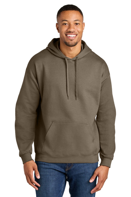 Gildan® Softstyle® Pullover Hooded Sweatshirt SF500 Brown Savana
