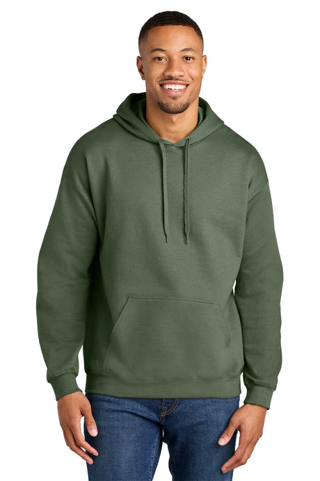 Gildan® Softstyle® Pullover Hooded Sweatshirt SF500 Military Green_1