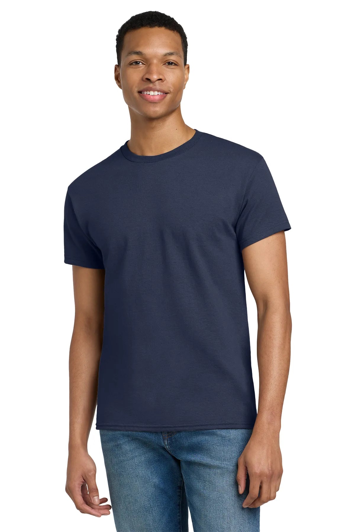 Gildan® Tall 100% US Cotton T-Shirt 2000T Navy_1